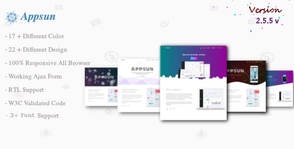 Appsun | App Landing Page